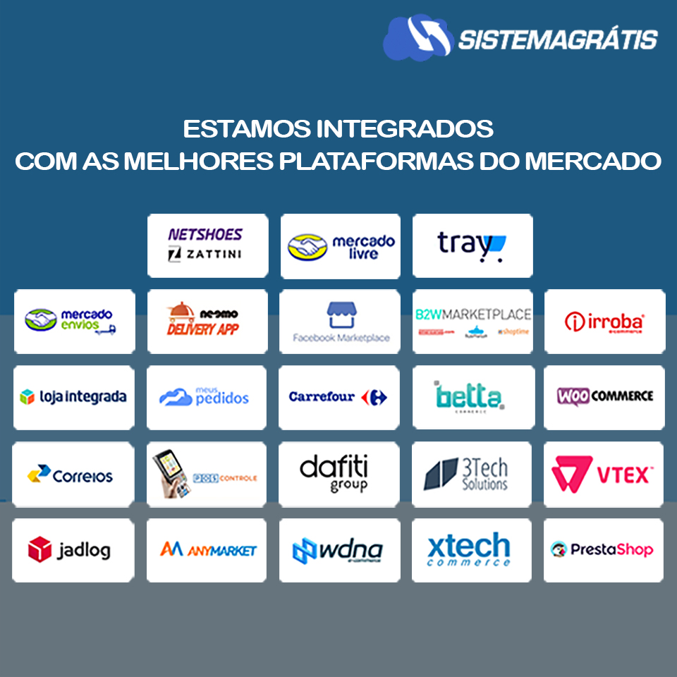 Estamos integrados com as melhores plataformas do&nbsp;mercado.